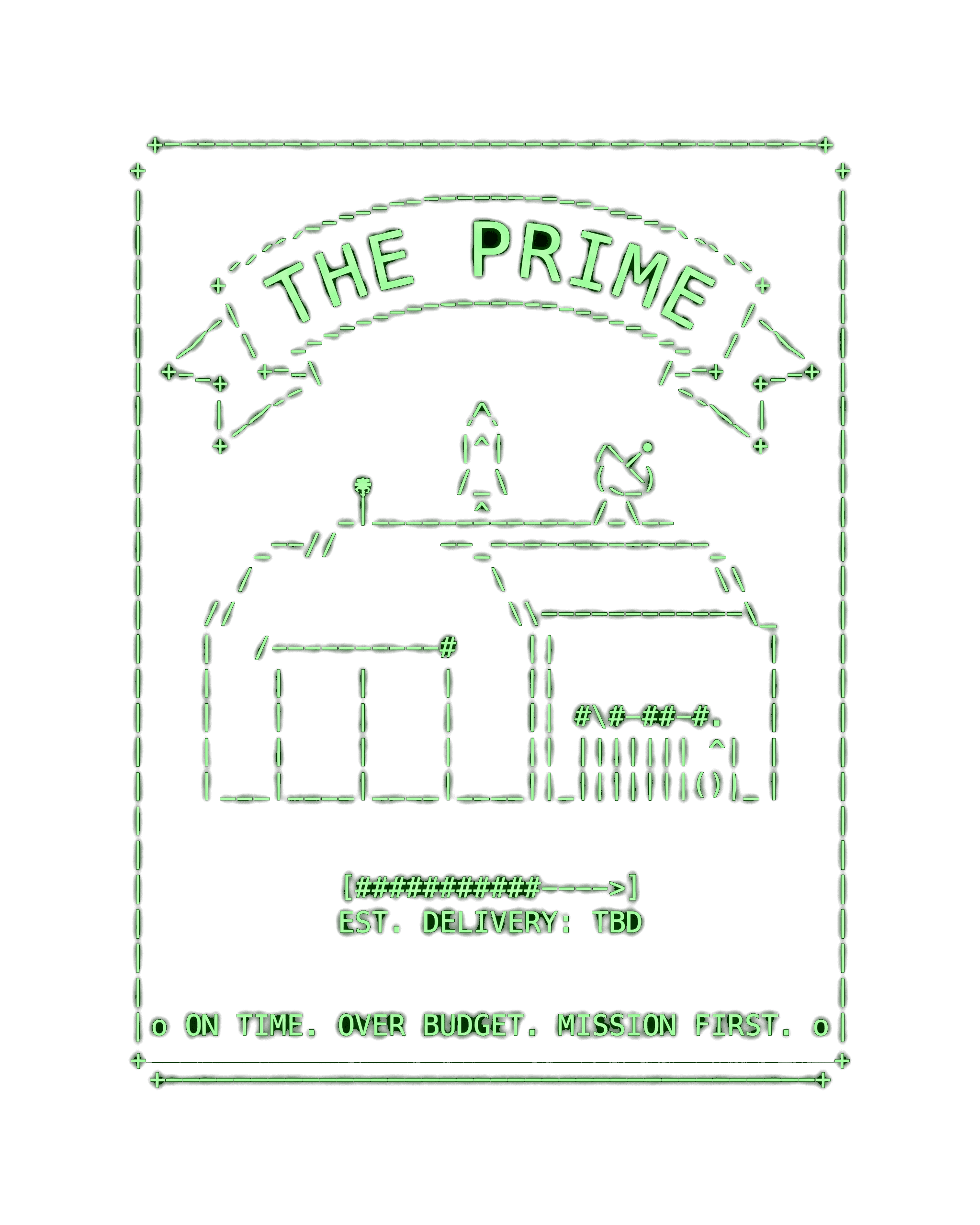 ON TIME, OVER BUDGET