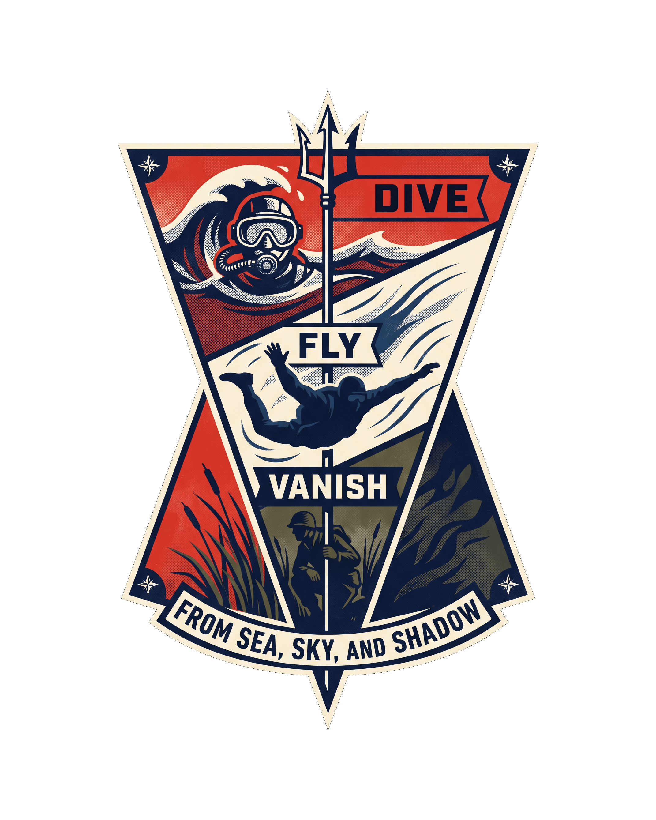 Dive. Fly. Vanish.